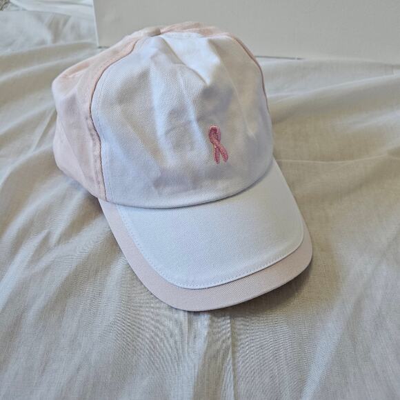 Breast Cancer Awareness Pink Stuff Baseball Cap Pink White - Picture 1 of 9